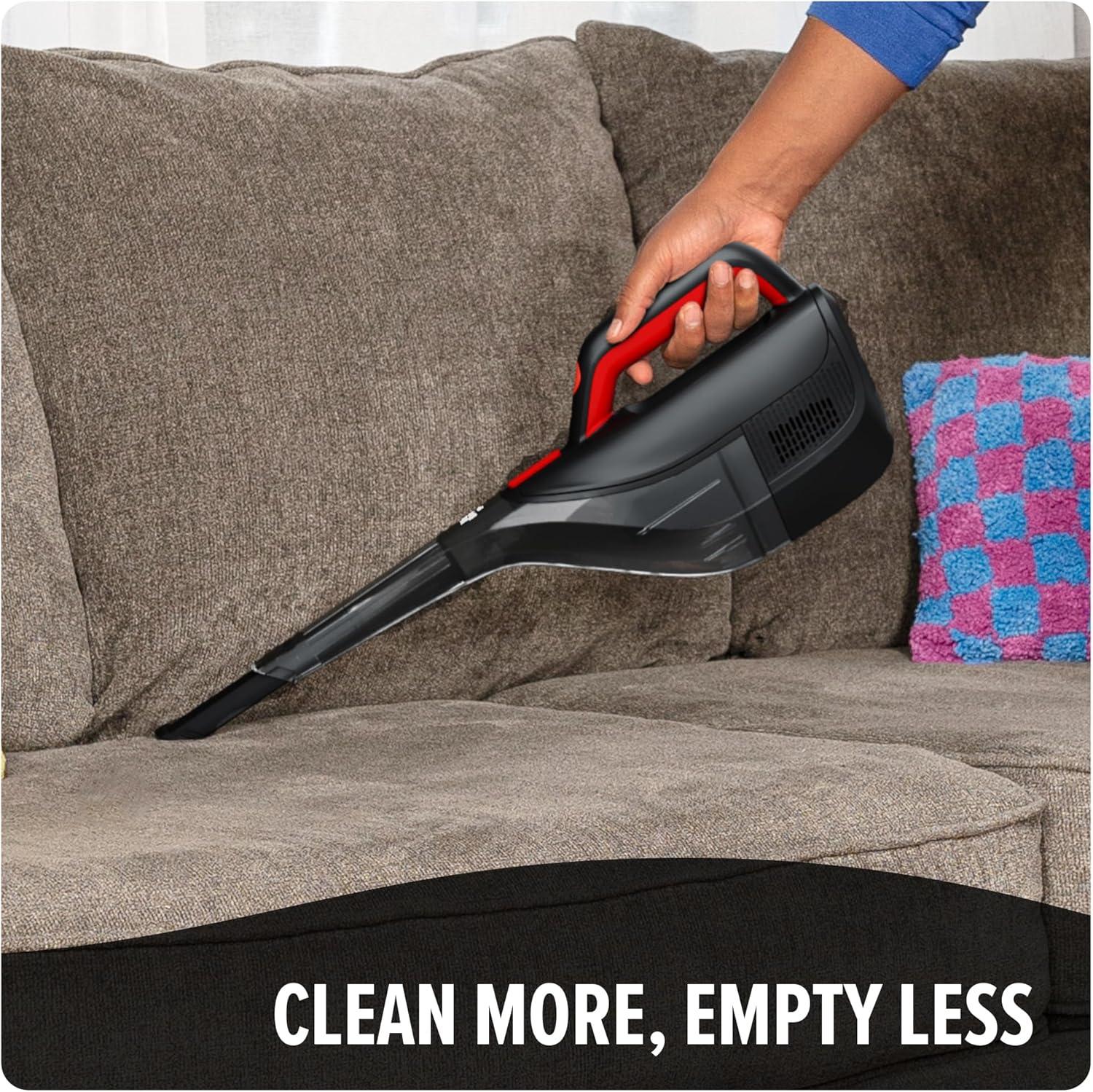 image:imageDirt Devil 12V Whole Home Cordless Handheld Vacuum with MultiSurface Tool Kit Powerful Suction and Lightweight BD40200V Black