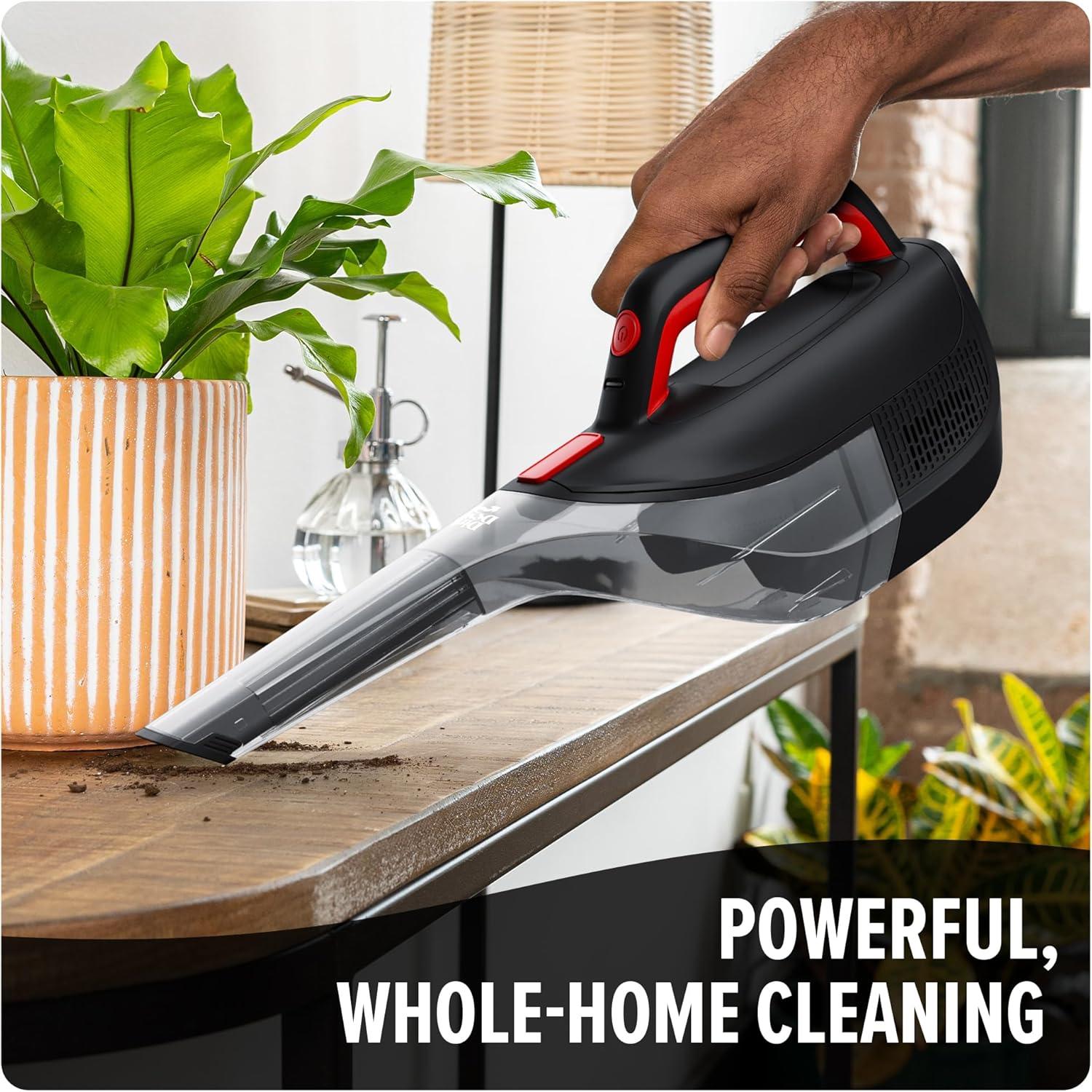 image:imageDirt Devil 12V Whole Home Cordless Handheld Vacuum with MultiSurface Tool Kit Powerful Suction and Lightweight BD40200V Black