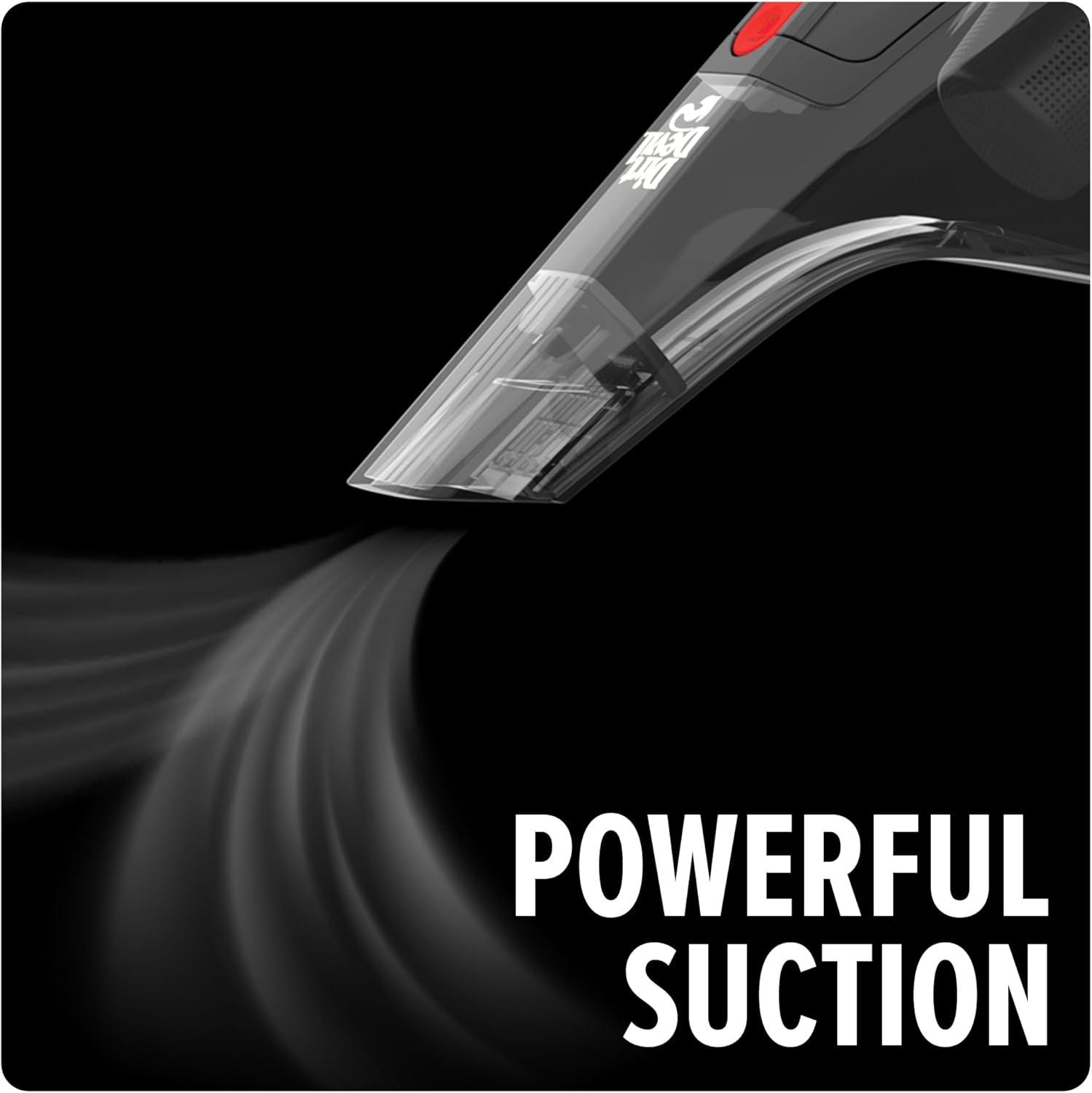 image:imageDirt Devil 16V Deep Clean Cordless Handheld Vacuum Cleaner Powerful Suction Lightweight Includes Motorized Pet Brush Roll Tool and Rechargeable Battery Extended Run Time Portable Vacuum Cleaner