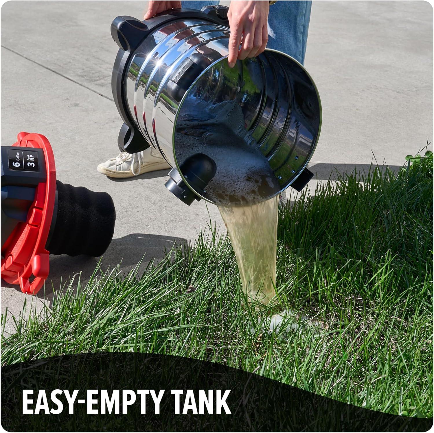 image:imageDirt Devil 8 Gallon Corded Wet Dry Shop Vacuum Portable Heavy Duty Vacuum for Garage Home Workshop or Vehicle Compact Design with Versatile Tools WetDry Shop Vac6Gallon