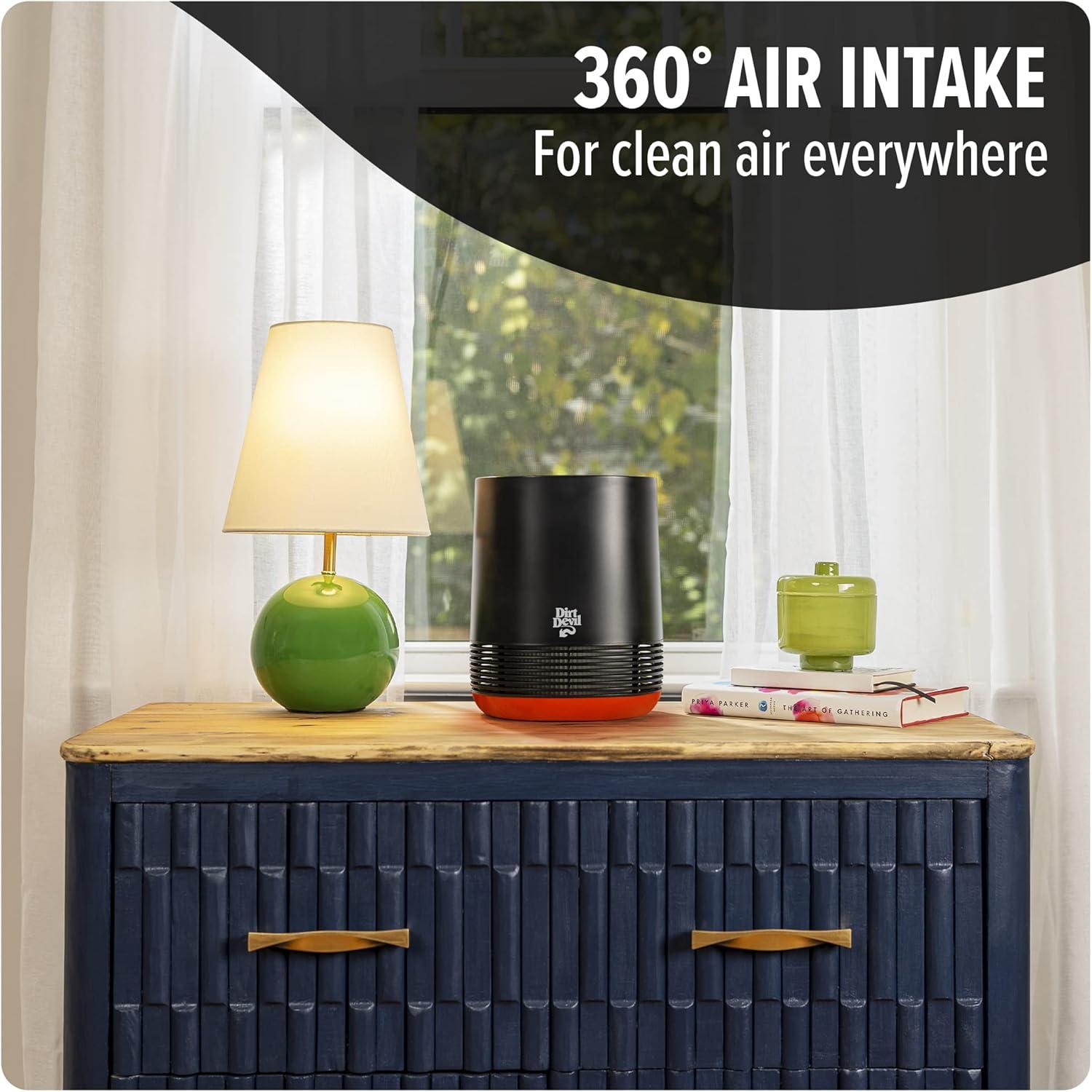image:imageDirt Devil Air Purifier Filter Replacement 3in1 H13 HEPA Filtration HighEfficiency Activated Carbon White Part AD46000V Dirt Devil Air Purifiers Filter ReplacementHEPA Filter
