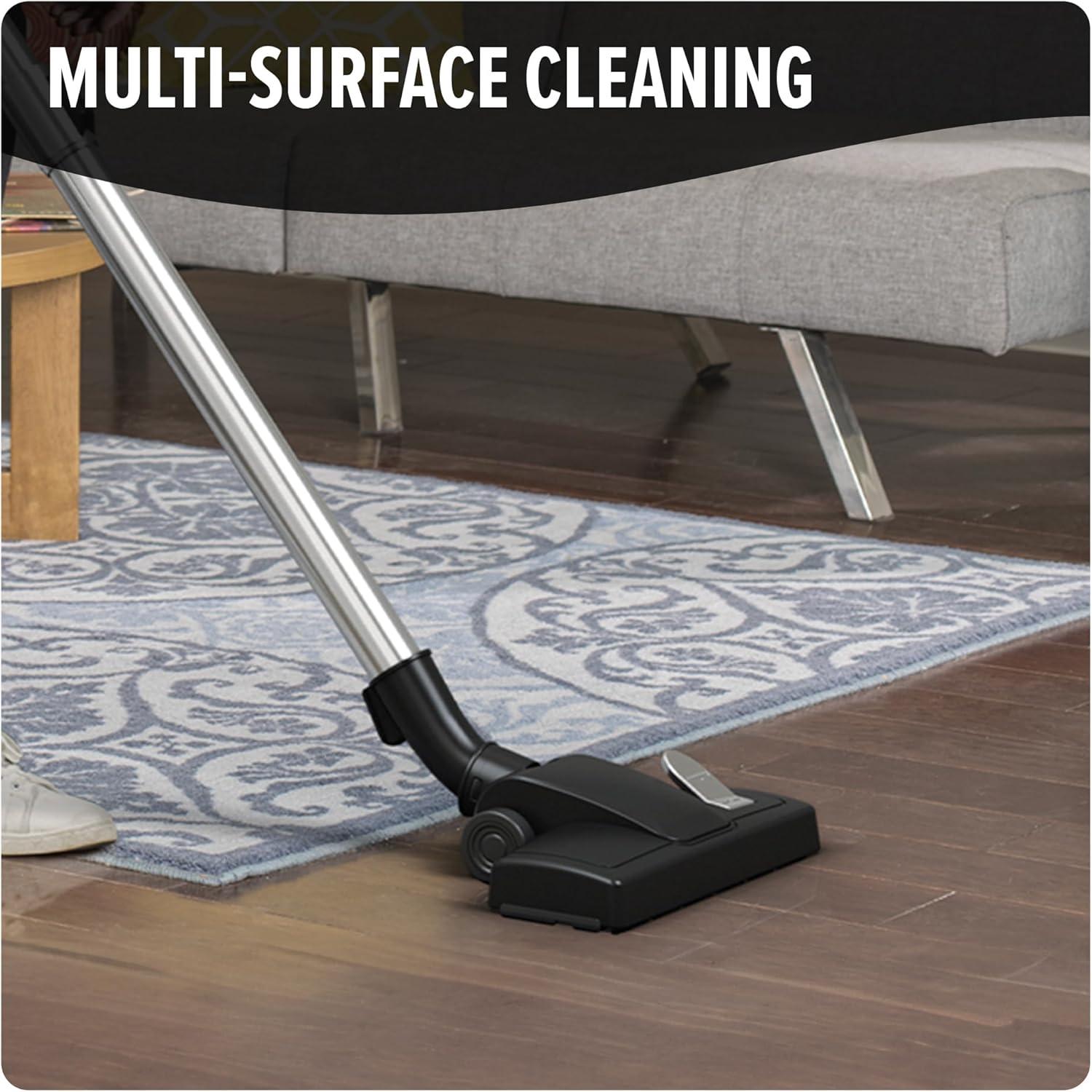 image:imageDirt Devil Bagless Canister Vacuum Cleaner with Cord Rewind for Carpet and Hard Floors Lightweight Powerful Suction with Versatile Tools Corded Canister Vacuum Cleaners for Home Use