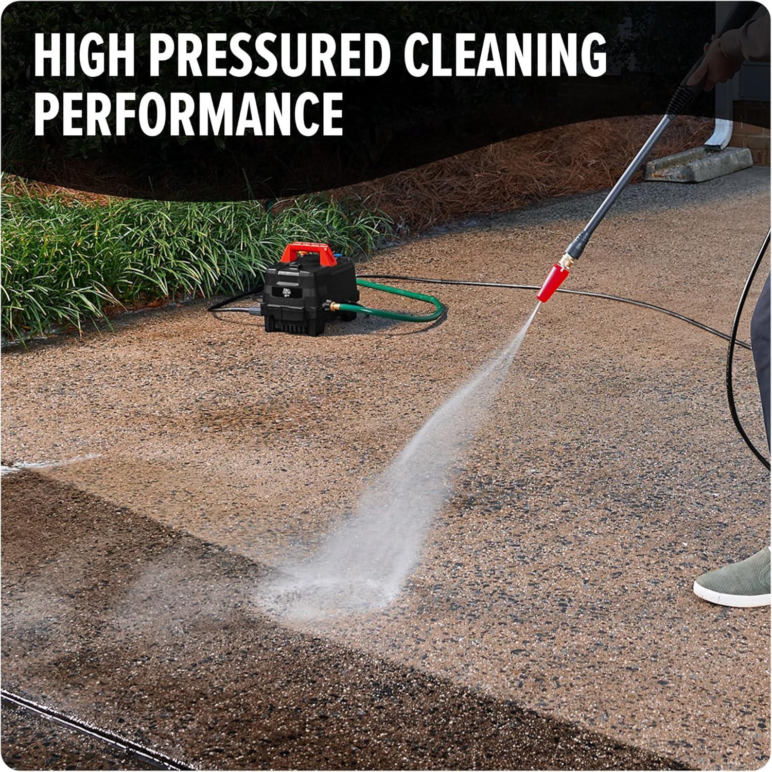 image:imageDirt Devil Electric Pressure Washer 1700 PSI Power Washer with Included Attachments Lightweight and Compact High Pressure Cleaning for Concrete Patios Cars Outdoor Furniture and More