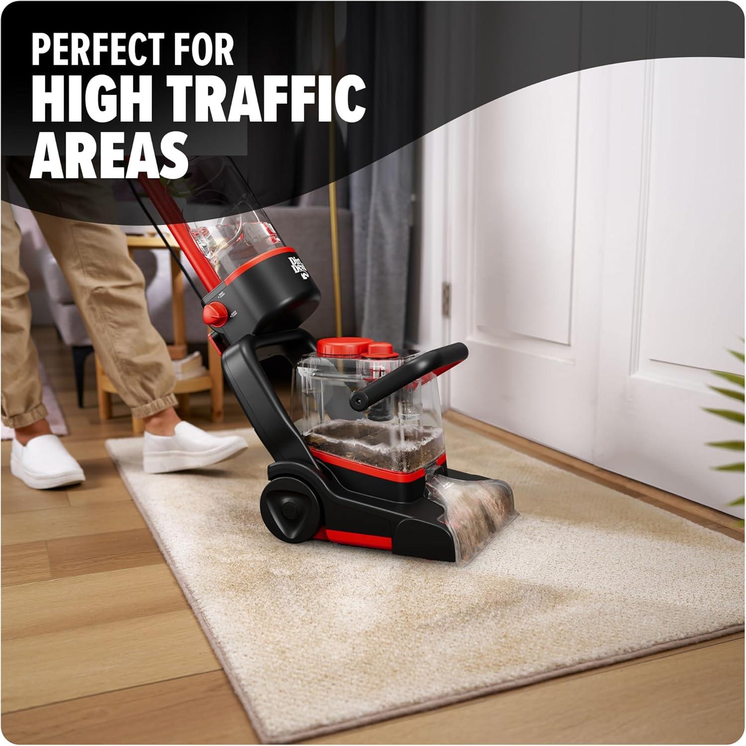 image:imageDirt Devil Full Size Carpet Cleaner Machine for Carpet and Upholstery Deep Cleaning Carpet Shampooer Machine with Two Cleaning Modes Pair with Dirt Devil Carpet Cleaner SolutionCarpet Washer