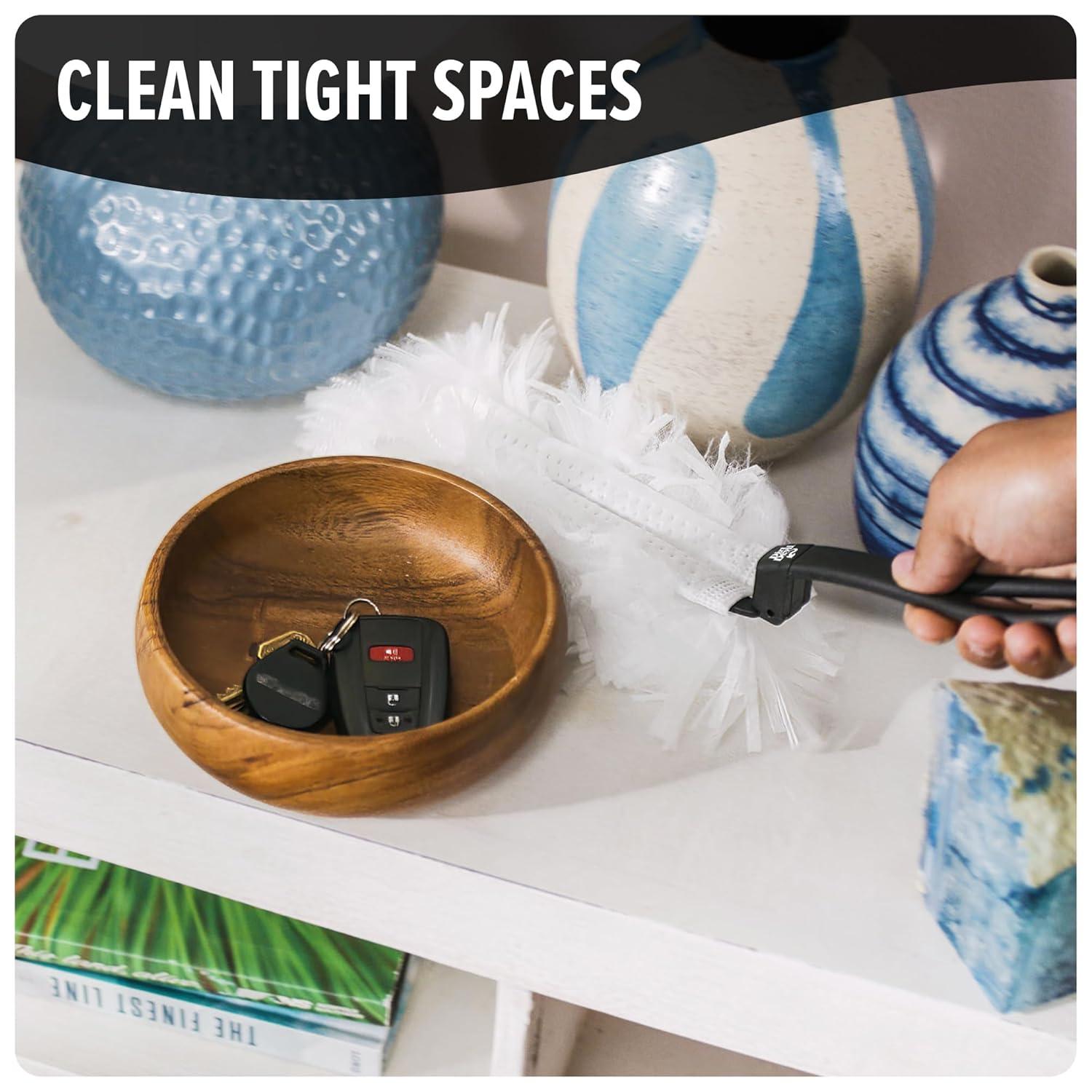 image:imageDirt Devil Handheld Duster Hand Duster for MultiSurface Cleaning Includes Replacement Disposable Heads Dusters for Home Use