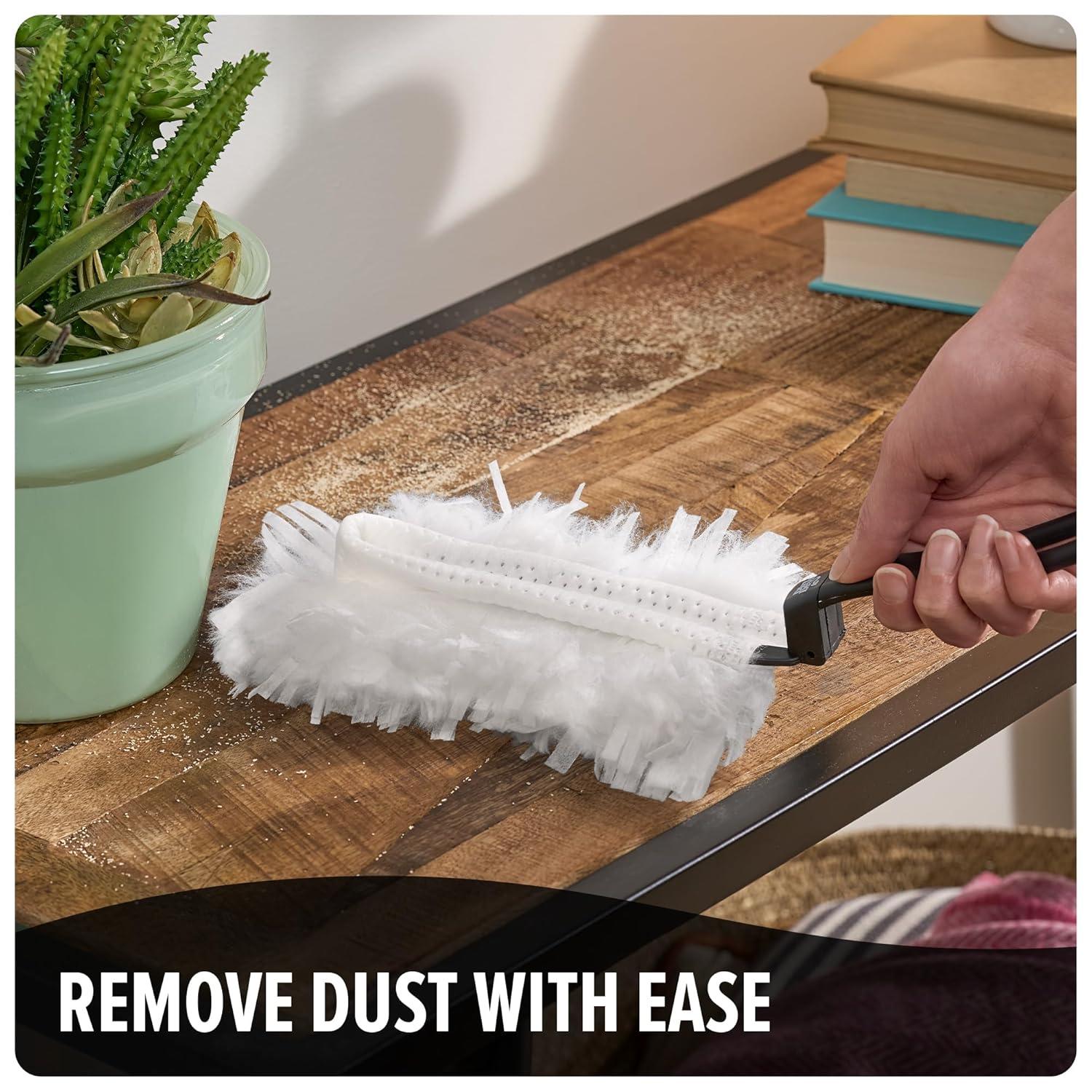 image:imageDirt Devil Handheld Duster Hand Duster for MultiSurface Cleaning Includes Replacement Disposable Heads Dusters for Home Use