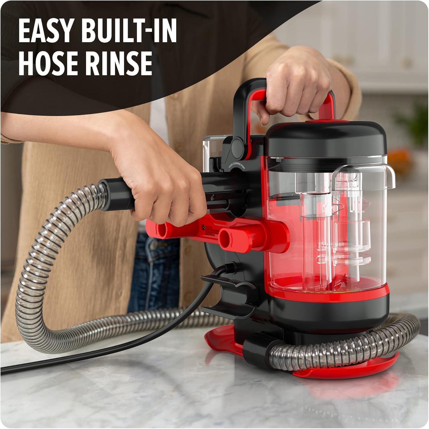 image:imageDirt Devil Portable Spot Cleaner Machine for Carpet and Upholstery Powerful Suction Spot Cleaning Machine with Versatile Tools Pair with Dirt Devil Portable Cleaner SolutionPortable Spot