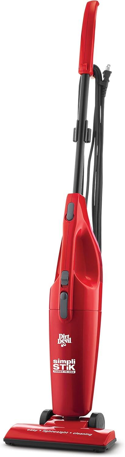 image:imageDirt Devil SD20000RED SimpliStik Lightweight Corded Bagless Stick Vacuum Red