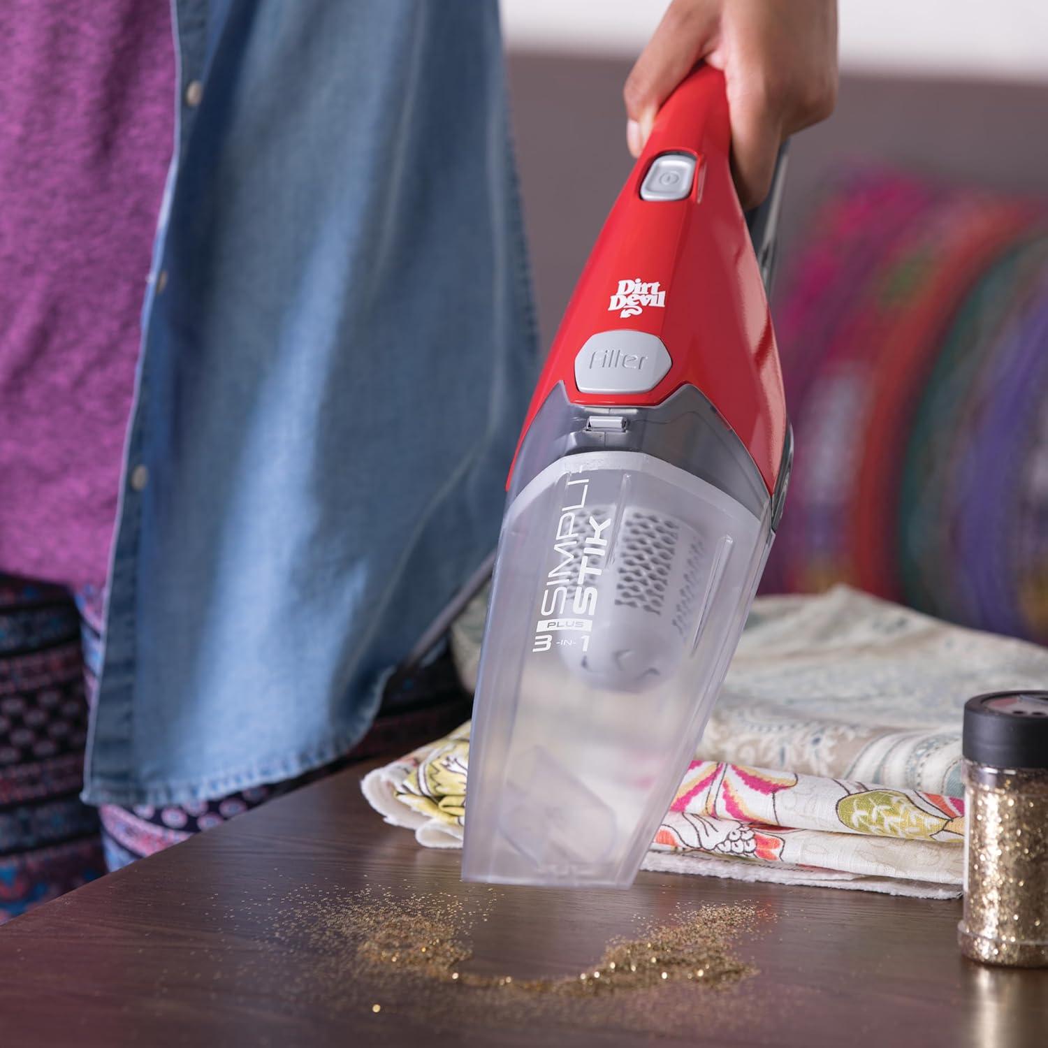 image:imageDirt Devil Simpli Stik Plus 3in1 Vacuum Cleaner Lightweight Bagless Ideal for Dorms Apartments and Other Small Spaces Corded Vacuum Cleaners for Home Use
