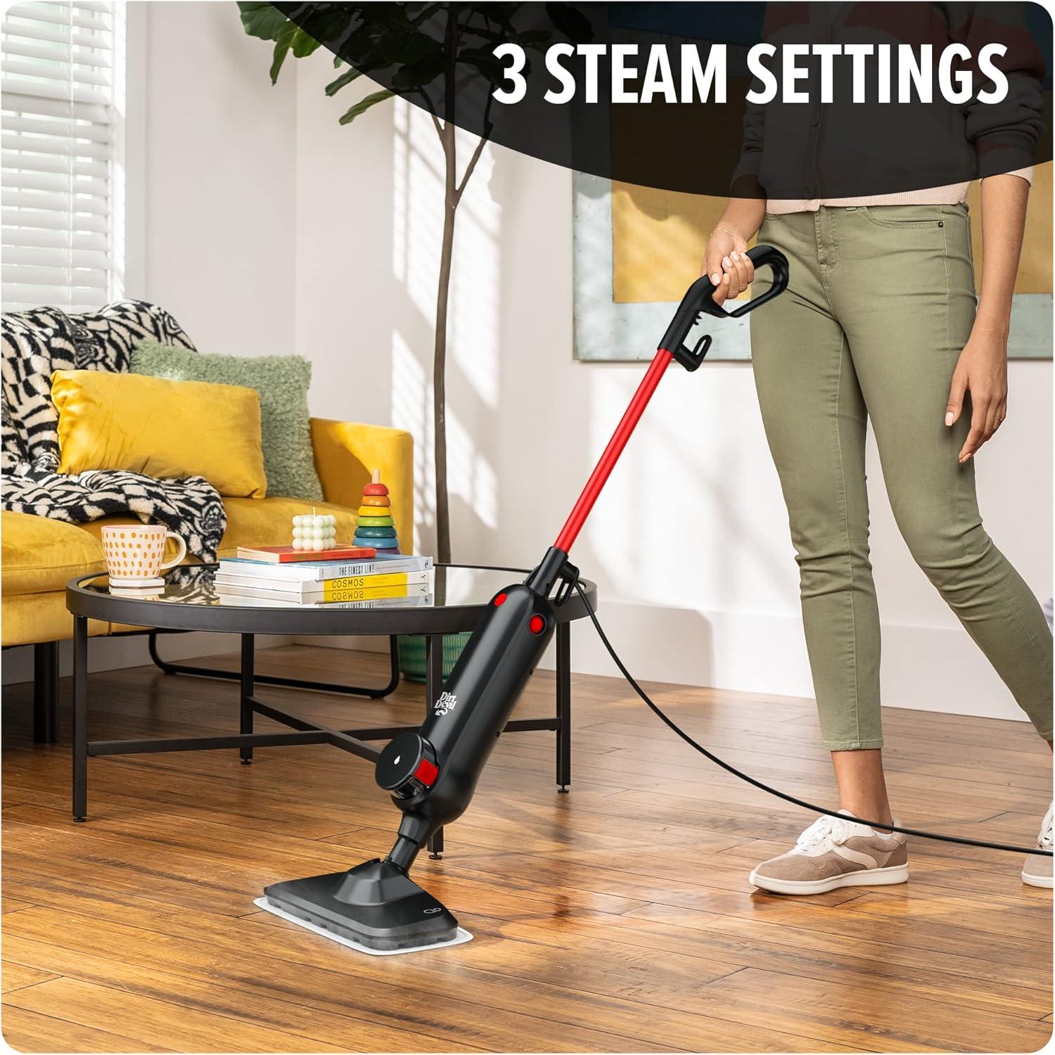 image:imageDirt Devil Steam Water Hard Floor Cleaner 32 oz Spring Meadow Scent Natural Hard Floor Demineralized Water Cleaner For Use on Sealed Hard Floors Pair with Dirt Devil Steam MopMedium