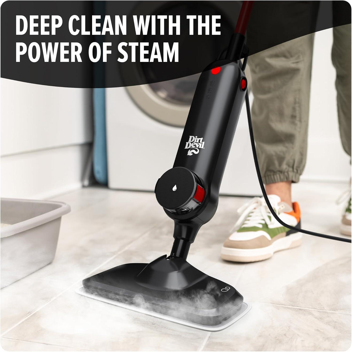 image:imageDirt Devil Steam Water Hard Floor Cleaner 32 oz Spring Meadow Scent Natural Hard Floor Demineralized Water Cleaner For Use on Sealed Hard Floors Pair with Dirt Devil Steam MopMedium