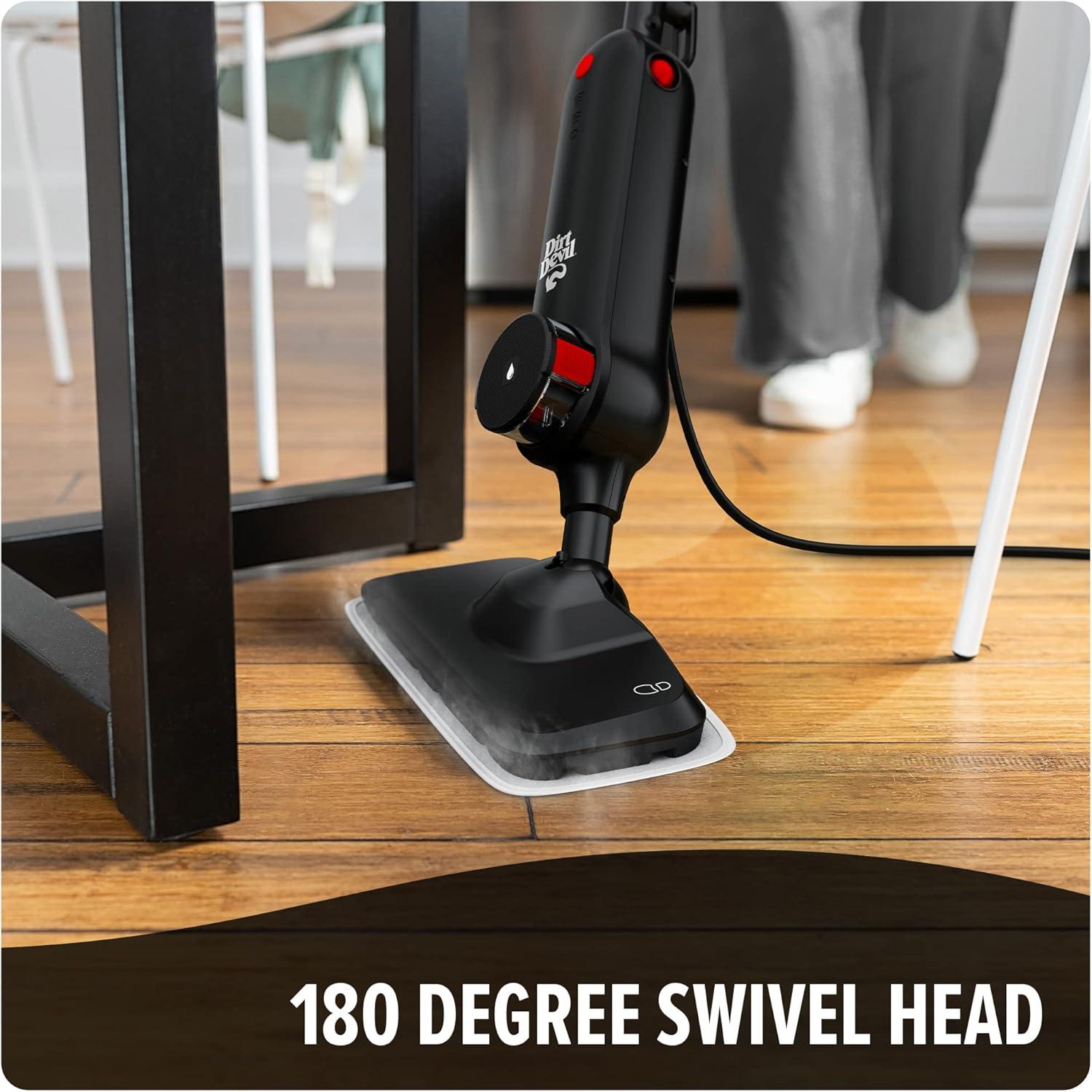 image:imageDirt Devil Steam Water Hard Floor Cleaner 32 oz Spring Meadow Scent Natural Hard Floor Demineralized Water Cleaner For Use on Sealed Hard Floors Pair with Dirt Devil Steam MopMedium