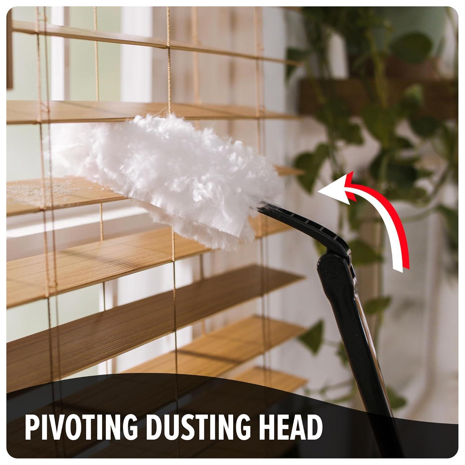 image:imageDirt Devil Telescoping Extended Reach Duster Hand Duster for MultiSurface Cleaning Includes Replacement Disposable Heads Dusters for Home Use