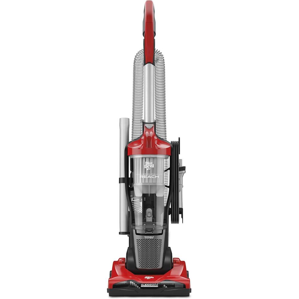 image:imageDirt Devil Endura Reach Upright Bagless Vacuum Cleaner for Carpet and Hard Floor Powerful Lightweight Corded Vacuum Cleaners for Home Use