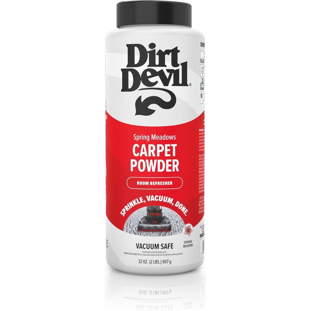 image:imageDirt Devil Pet Carpet Powder 32 oz Room Refresher and Pet Odor Eliminator Tropical Wind Scent Vacuum Cleaner Safe For Use on Carpets Rugs Upholstery and More Carpet Freshener Powder for HomeSpring Meadows
