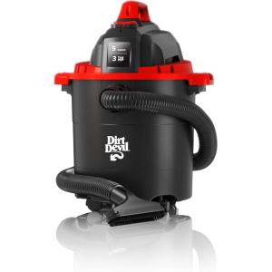 image:imageDirt Devil 8 Gallon Corded Wet Dry Shop Vacuum Portable Heavy Duty Vacuum for Garage Home Workshop or Vehicle Compact Design with Versatile Tools WetDry Shop Vac5Gallon