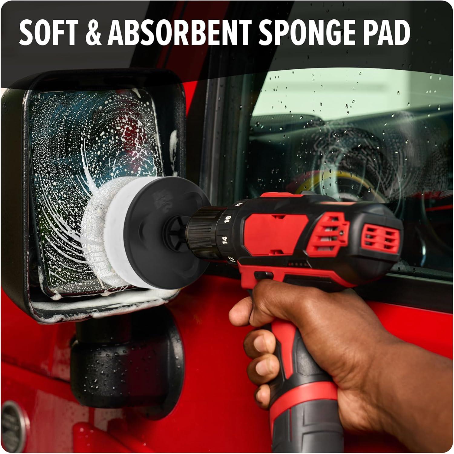 image:imageDirt Devil Abrasive Bristle Cleaning Brush Set 2 Piece 2 and 35 Brushes Included for Use on Concrete Brick and Rusted Metal Intense Cleaning Scrubber Brush Drill Attachment for CleaningSponge Pad Kit
