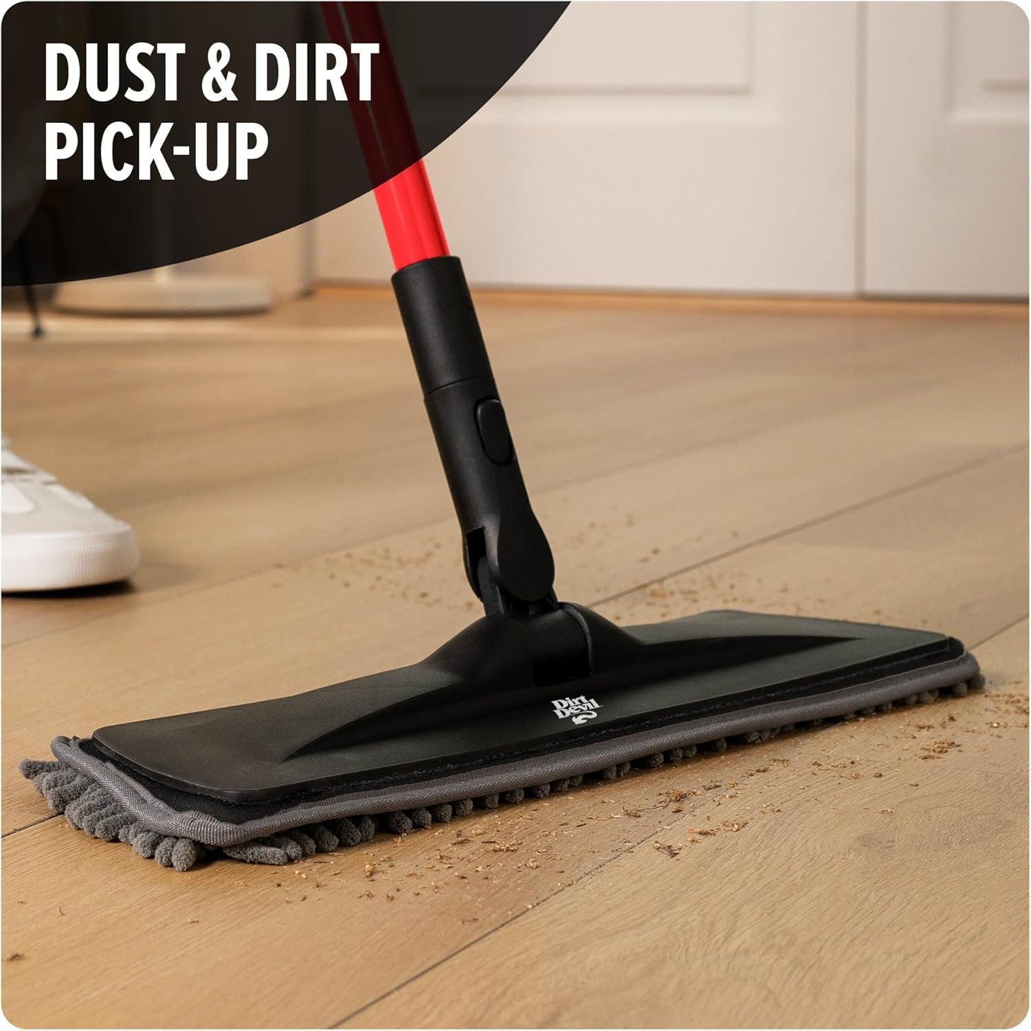image:imageDirt Devil Dust Mop Replacement Pads Pack of 2 Grey For Laminate Tile Hardwood and Other Hard Floors Mopping Pad Replacement for Use with Dirt Devil Dust Mop