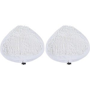 image:imageDirt Devil Shaggy Steam Mop Replacement Pads Pack of 2 White For Sealed Hard Floors like Laminate Tile Hardwoods and More Mopping Pad Replacement for Use with Dirt Devil Steam Mop